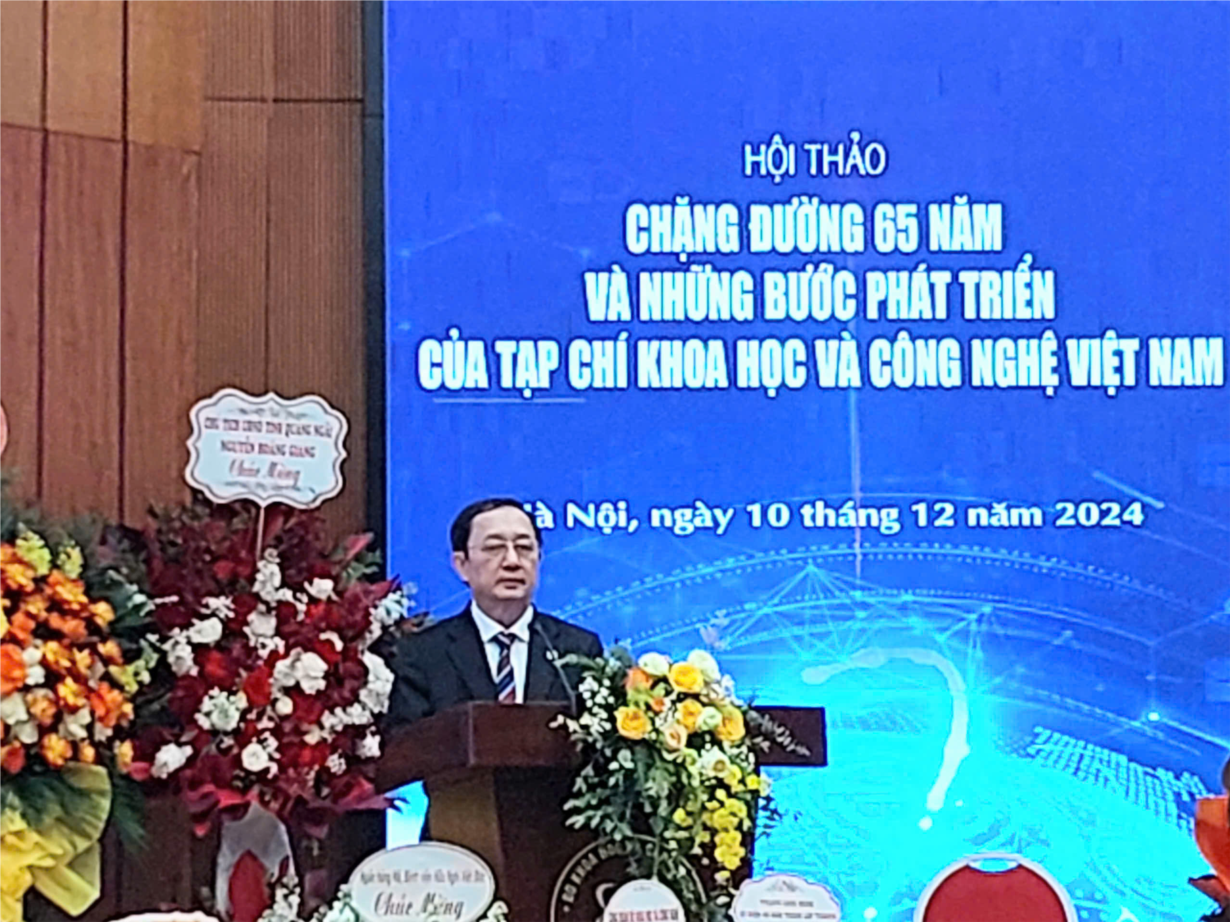 Tạp chí Khoa học và Công nghệ Việt Nam: 65 Năm Đồng Hành Cùng Sự Phát Triển Khoa Học Công Nghệ Nước Nhà (10/12/2024)